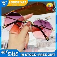 ราคา LOUIS VAT 2022 แว่นกันแดดไร้ขอบสตรีดีไซน์แบรนด์แว่นตากันแดดแฟชั่นผู้หญิงสีฟ้าชมพูแว่นตากันแดด UV400 (16005341570)