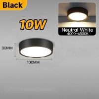 ราคา ไตรรงค์ ไฟดาวน์ไลท์ LED โคมไฟเพดาน Downlight ไฟ LED 3 สีเปลี่ยน ดาวน์ไลท์แบบติดตั้งบนพื้นผิวไฟเพดานทรงกลม 220 265V ใช้สำหรับห้องนอนห้องครัว ไฟ led ไฟติดเพดาน ไฟเพดาน ไฟห้องนอน (21952971485)