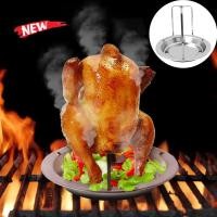 ราคา Dream Hunter บาร์บีคิวย่างบาร์บีคิวกระทะเหล็กไก่งวงย่าง Rotisserie กลางแจ้ง Camping Home เตาย่างเตาอบขาตั้งชั้นวางของถาดวาง (7672065563)