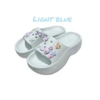 ราคา รองเท้าแตะผู้หญิง ส้นสูง 4 cm ลายการ์ตูนน่ารักๆ หนานุ่มใส่สบาย (18970037365)