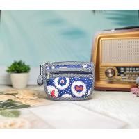 ราคา พร้อมส่ง กระเป๋าสตางค์ กระเป๋าใส่เหรียญ กระเป๋าผ้าแฮนด์เมด Handmade 2 ช่องซิป 3 ช่อง ทรงแบน ใส่บัตร ใส่แบงค์ ใส่เหรียญ ลายเยอะ (21856892054)