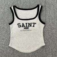 ราคา เสื้อกั๊กขนาดเล็ก เสื้อครอปวินเทจ เสื้อกล้ามเสื้อครอปท็อป เสื้อกั๊กสั้นเซ็กซี่ แฟชั่นฤดูร้อน (21308433741)