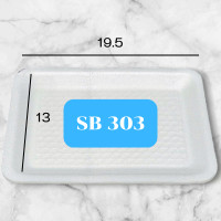 ราคา ถาดโฟม SB30 SB303 K30 ถาดโฟมผลไม้ ถาดโฟมปลาทูนึ่ง 1แพ็ค 100ใบ (21767798265)