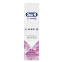 ราคา oral b ออรัล บี ยาสีฟัน ทรีดีไวท์ ฟาสต์ ไวท์ 90 กรัม Oral B 3D fast white toothpaste (21450700497)