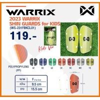 ราคา WARRIX สนับแข้งเด็ก วอริกซ์สปอร์ต รหัส WS 231FBKCL01 SHIN GUARDS ของแท้100 (17846102162)