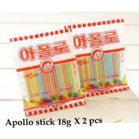 ราคา ขนมย้อนวัย ขนมวัยเด็ก apollo cc stick candy 35g 18g 아폴로 ขนมหลอดดูดรสผลไม้ ลูกอมแท่งโบราณ ลูกอมหลอดรสผลไม้ (21412416639)