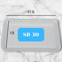 ราคา ถาดโฟม SB30 SB303 K30 ถาดโฟมผลไม้ ถาดโฟมปลาทูนึ่ง 1แพ็ค 100ใบ (21767798264)