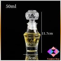 ราคา KANGBAN ขวดแก้วจิ๋วสีใส ขวดเหล้า ขวดวิสกี้ ขวดคริสตัล โหลของขวัญ ขวดน้ำหอม Glass bottle (21903728807)