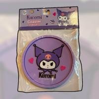 ราคา จานรองแก้วน้ำ Coaster ถาดรองแก้ว ที่รองแก้วน้ำ แบบยาง ลาย My melody Kuromi (21407971041)