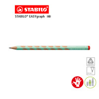 ราคา STABILO EASYgraph Sharpener 2B HB แท้จากเยอรมนี ดินสอ ดินสอกด ดินสอไม้ ยางลบ กบเหลา ไส้ดินสอ ดินสอสำหรับเด็ก หัดเขียน (16957814571)
