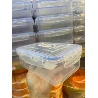 ราคา กล่องฝาล๊อค4ด้านสีขาวใสบรรจุอาหารได้ (21703623699)