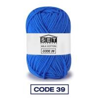 ราคา ไหมพรมฝ้าย สำหรับถักโครเชต์ ไหมพรมคอตตอนนม 4ply 25g ถักเสื้อกันหนาว กระเป๋า หมวก (21968627133)