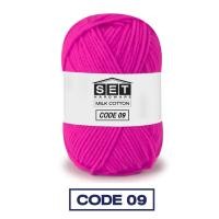 ราคา ไหมพรมฝ้าย สำหรับถักโครเชต์ ไหมพรมคอตตอนนม 4ply 25g ถักเสื้อกันหนาว กระเป๋า หมวก (21968627106)