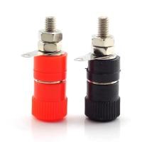 ราคา QKKQLA1 JS 910B Connector Banana Plug red black Power Banana Socket Binding Post Mount Plug Jack Amplifier Terminal Connector (21467665235)