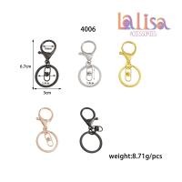 ราคา พวงกุญแจโลหะ โซ่ห่วง ล็อตพวงกุญแจ อุปกรณ์เสริมพวงกุญแจพร้อมตะขอก้ามปู alloy dogclips B 3 D 4006 (21997568347)