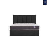 ราคา Solomon ที่นอนพร้อมเตียง รุ่น BERLIN เตียงไม่มีขา ดีไซน์หรู เกรดนำเข้า ที่นอนเลือกได้ สปริง ยางพารา ขนาด 3 5 5 6 ฟุต (15330533707)