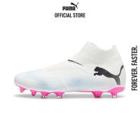 ราคา PUMA FOOTBALL รองเท้าฟุตบอลไร้เชือก FUTURE 7 MATCH FG AG สีขาว FTW 10771101 (21959621689)