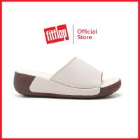 ราคา FitFlops สำหรับผู้หญิง รองเท้าแตะรัดส้น ELOISE ที่หุ้มด้วยไม้ก๊อกเมทัลลิก หนัง (20836063083)