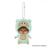 ราคา พวงกุญแจ รูปกุ้ง Monchhichi Tanukyun X Monchhichi Big Face Ss (21387092925)