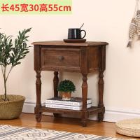 ราคา ตู้เก็บของไม้แท้สไตล์อเมริกันตู้หัวเตียงสไตล์วินเทจ45ตู้หัวเตียงมินิสำหรับห้องนอนตู้หัวเตียงสไตล์คันทรี่ตู้แคบตู้เก็บโต๊ะชา (20697419762)