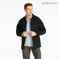 ราคา ELLE HOMME เสื้อแจ็คเก็ตผู้ชาย สไตล์ Casual สีดำ W8J237 (21697056823)