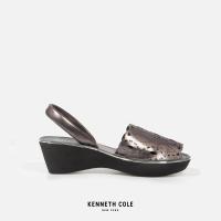 ราคา KENNETH COLE รองเท้าส้นตึกผู้หญิง รุ่น FINE GLASS WELT FOIL LSR สีเทา WED RLS2009MS 024 (12300318851)