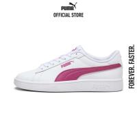 ราคา PUMA KIDS รองเท้าผ้าใบหนังเด็กโต Smash 3 0 สีขาว FTW 39203110 (21481865670)
