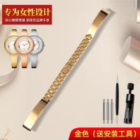 ราคา สายนาฬิกาสแตนเลสขนาดเล็กสายนาฬิกาแฟชั่นเรียบหรูเส้นเล็กสำหรับผู้หญิงเหมาะใช้กับ Guya Armani Fossil JULIUS 6 8 10 (11830026119)