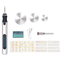 ราคา Engraving Machines Mini Electric Engraver Pen Cordless Tools Engraved Jewelry Glass Stone Metal Plastic Wood Resin (19550712794)