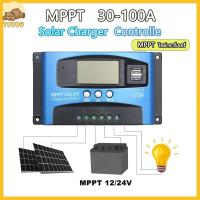 ราคา ของแท้ 100 Solar Charger Mppt 12V 24V MPPT โซล่าชาร์เจอร์ 30A 60 100A ชาร์จเจอร์โซล่าเซลล์ (21947002291)