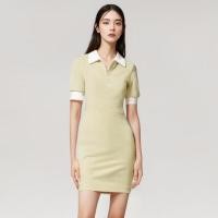 ราคา Closet Crush มินิเดรสแขนสั้นแต่งปก สีเหลืองอ่อน (21837651743)
