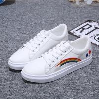 ราคา Fashion Living รองเท้าผ้าใบสีขาวสไตล์เกาหลีรองเทัาผู้หญิง รองเทัาผ้าใบผญ รองเท้า ผ้าใบ หญิงรองเท้าผ้าใบแบบผูกเชือก ทนทานสวย ราคาถูก สวยมากครับส่งเร็วด้วย (13088366636)