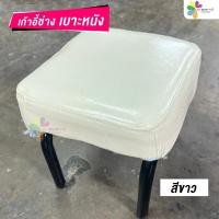 ราคา เก้าอี้ช่างทำเล็บ เก้าอี้เตี้ย เบาะหนัง ขนาด28 x 28 x28 cm (21773392181)