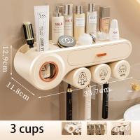 ราคา ที่บีบยาสีฟันอัตโนมัติ เครื่องบีบยาสีฟัน ที่แขวนแปรงฟัน ขาวน้ำนม เหมาะสำหรับห้องน้ำ วางแปรงสีฟัน อุปกรณ์อาบน้ำได้ ประหยัดพื้นที่ (21623750268)
