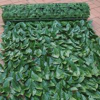 ราคา 1x3เมตร กำแพงสวนรั้วต้นไม้ปลอม artificial cascade fence garden fence false leaf fence divide false hedge false leaf plate for wall decoration Artificial leaves on the wall (21931901679)