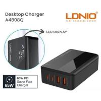 ราคา LDNIO A4809C Super fast Charger หัวชาร์จเร็วกำลังไฟ 100W หน้าจอแสดงผล QC4 PD QC3 0 ตัวเดียวจบ 2USB C 2USB A (19003784786)