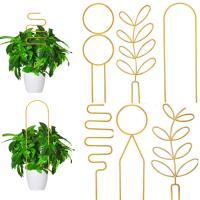 ราคา รองรับพืช6ชิ้นสำหรับพืชปีนเขาในร่มรองรับพืชสำหรับกระถางต้นไม้ค้ำยันโครงไม้ระแนงโลหะสำหรับสวนกระถางโฮย่ากุหลาบไอวี่แตงกวา Clematis (20037431485)