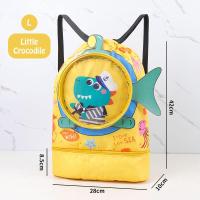 ราคา กระเป๋าว่ายน้ำเด็ก กระเป๋าใส่ชุดว่ายน้ำ กระเป๋าใส่ชุดว่ายน้ำเด็ก แยกส่วนเปียกและแห้ง กันน้ำ PVC ถุงใส่ชุดว่ายน้ำเปียก (21898275283)