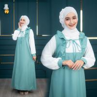 ราคา ชุดเดรสยาว เดรสมุสลิม เนื้อผ้าใส่สบายไม่ร้อน ดีเทลน่ารักๆ ชุดเดรสอิสลาม ชุดรายอ2024 แบบใหม่ คละเนื้อผ้า IM69 (21471636068)
