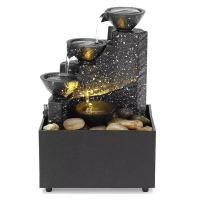 ราคา จัดส่งจากประเทศไทย น้ำตกจำลอง น้ำตกตั้งโต๊ะ เครื่องประดับน้ำพุน้ำฉ่ำ USB 3V พร้อมไฟ LED สำหรับตกแต่งโต๊ะโฮมออฟฟิศในร่ม ตั้งในบ้าน (21717491684)