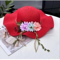 ราคา Hats Shop9 หมวกสานปีกกว้าง แต่งคาดดอกไม้ หมวกแฟชั่นหญิง สินค้าพร้อมส่ง C057 (19755959925)