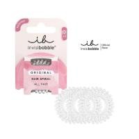 ราคา invisibobble ยางรัดผม รุ่น original สี crystal clear 1 กล่องบรรจุ 3 เส้น (21571704802)