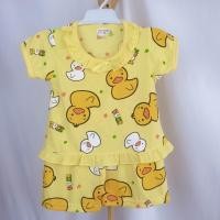 ราคา ชุดนอนเด็กลายเป็ดเหลือง ขาสั้นแขนสั้นและขายาวแขนยาว (21697448685)