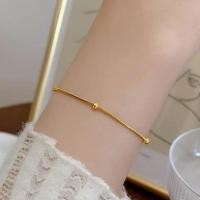 ราคา OYJR สร้อยข้อเท้าแฟชั่นเรียบๆ สร้อยข้อเท้าสแตนเลสสำหรับผู้หญิง (21921894057)