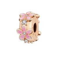 ราคา 100 925 Sterling Silver Pendant Sparkling Snowflake Rose Daisy Flower Bee Clip Charm Bead Fit Original Pandora Bracelet Jewelry (21480732012)