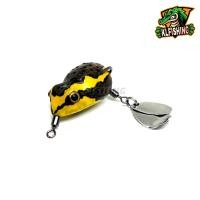 ราคา NEW กบยาง อึ่งอ่าง ขนาด 3 3 เซน หนัก 6 5 กรัม 2 ใบเคาะ รูปทรงเหมือนเขียดจริง กบยางถูกๆ เหยื่อยางถูกๆ เหยื่อตกปลา เหยื่อยาง เขียดอีโม่ เขียดบัว (16578938204)