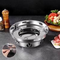 ราคา เตาแอลกอฮอล์ สแตนเลส เตาพกพา เตาปิคนิก ขนาด 24 ซม (17933079098)