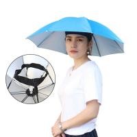 ราคา หมวกร่ม หมวกร่มใส่หัว หมวกร่มติดหัว หมวกร่มกันแดด ร่มหมวกตกปลาumbrella hatหมวกกันแดด หมวกกันฝนSP335 (21802763845)
