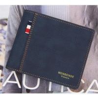 ราคา Men Bense กระเป๋าสตางค์ ผู้ชาย กระเป๋าเงิน กระเป๋าตัง บาง ทรงสั้น Wallet Mens Luxury Leather Credit ID Card Holder Billfold Coin Purse (858728362)