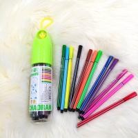 ราคา สีเมจิก ปากกาเมจิก ดินสอสอสี 12 สี วาดเขียน ไฮไลต์ ระบายสี บรรจุกระปุกละ 12 ด้าม 12 สี (19578135765)